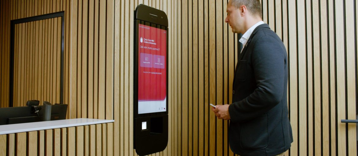 Electronic Reception for Smooth Visitor Check-in at Coca-Cola HBC